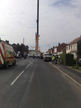 Caravan Crane Transport